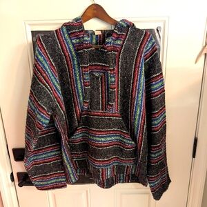 Vintage Mexican Drug Rug